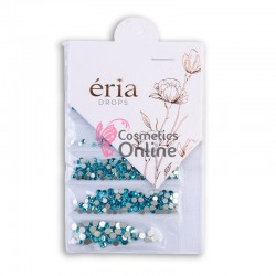 Strasuri pentru decor 3D din sticla, Eria Drops 1440 buc, Aquamarine